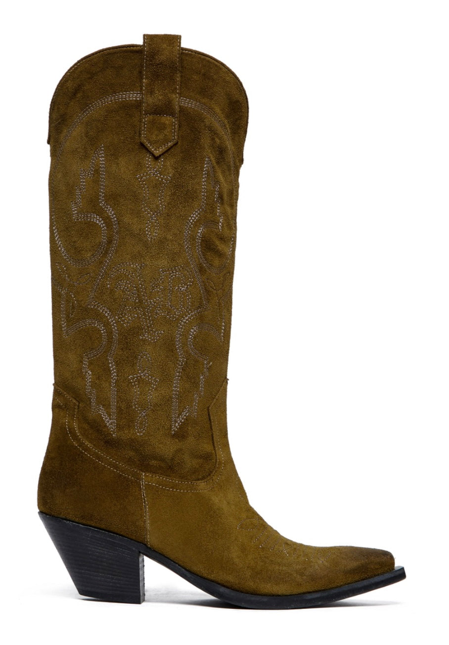 Stivali HIGH TEXY LEATHER