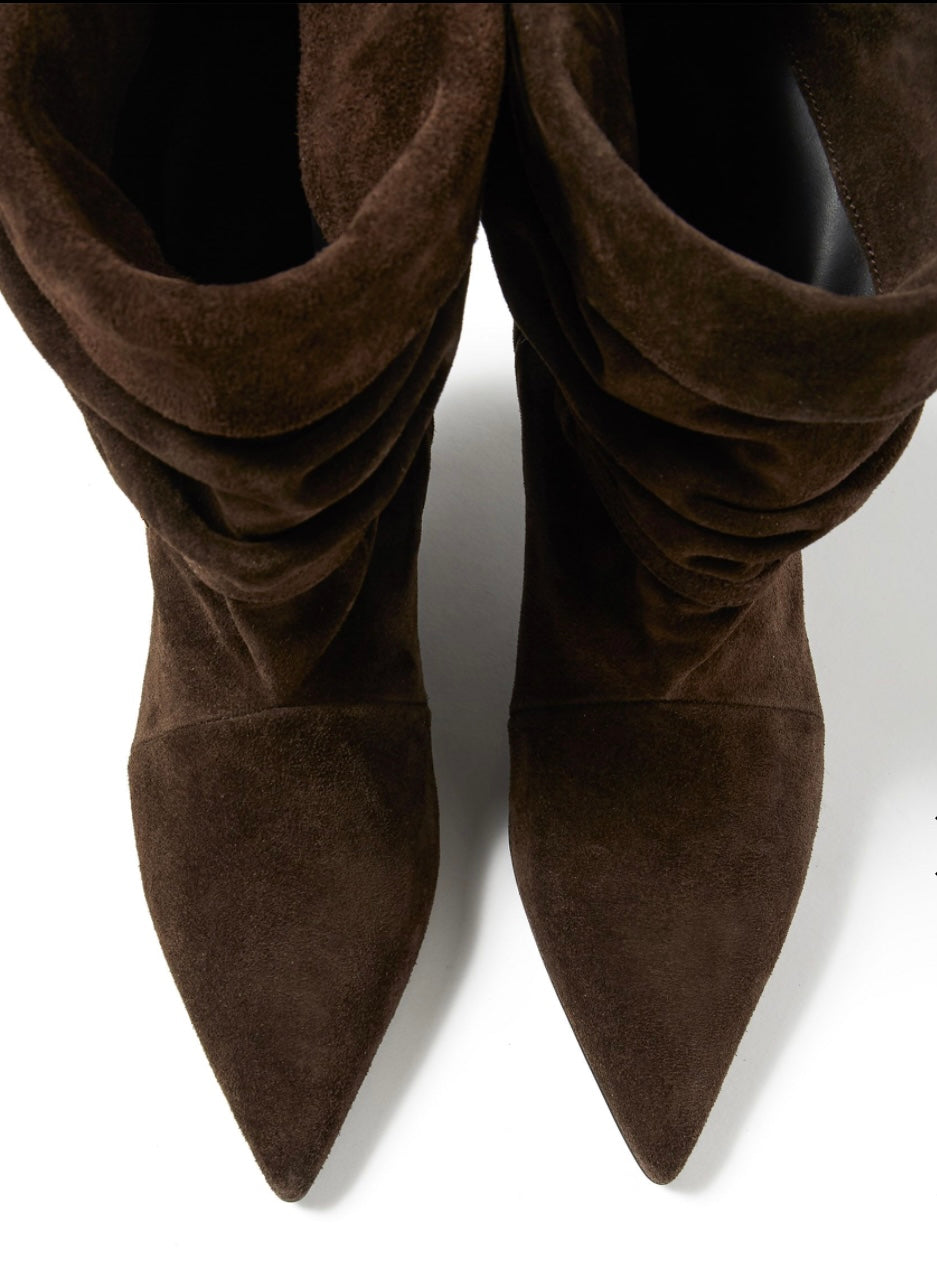 Stivaletti suede YUNA BOOTS